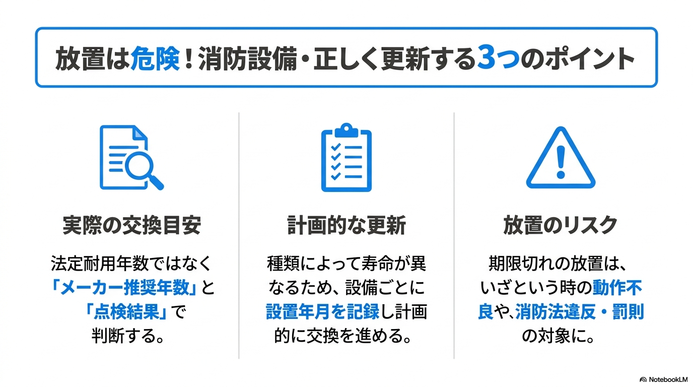 消防設備を更新するポイント